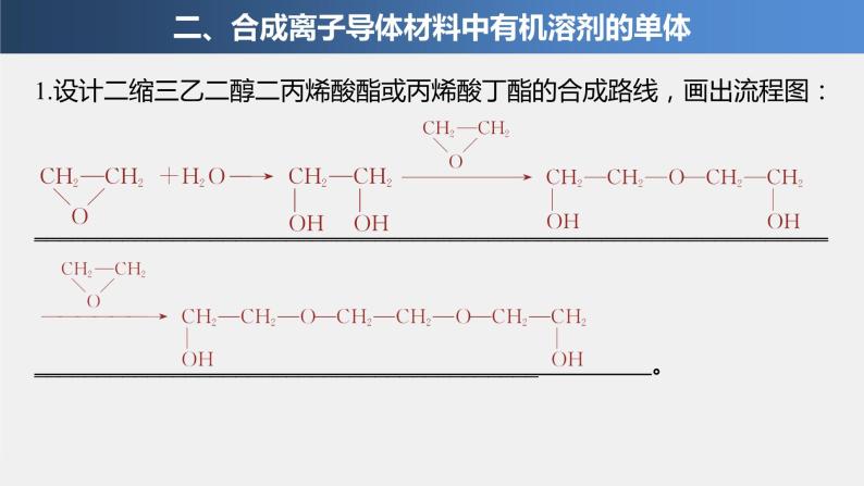 第3章 微项目　改进手机电池中的离子导体材料——有机合成在新型材料研发中的应用课件05