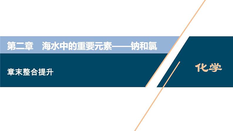 第二章 章末整合提升--（新教材）2021年人教版(2019)化学必修第一册课件01