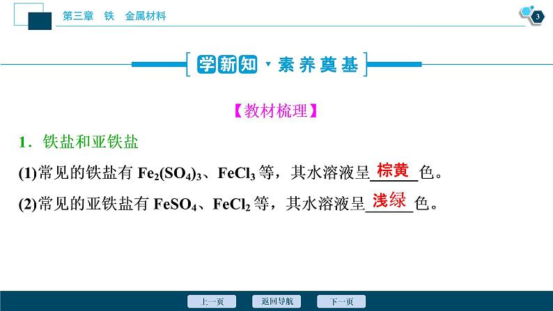 3.1　铁及其化合物--（新教材）2021年人教版(2019)化学必修第一册课件04