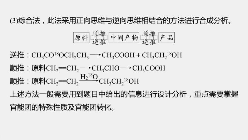 专题8 微专题(十二) 有机合成的常用方法 课件PPT04