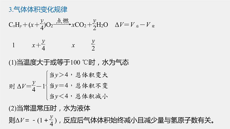 专题8 微专题(七) 烃燃烧规律及其应用 课件PPT04