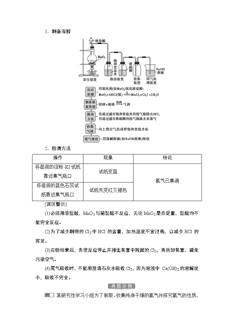 2 课时2　氯气的实验室制法　氯离子的检验第3页