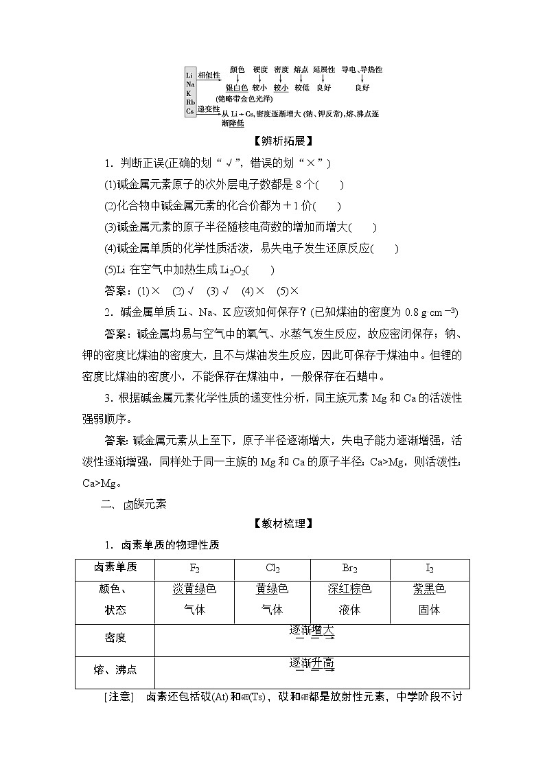 3 课时3　原子结构与元素的性质第3页