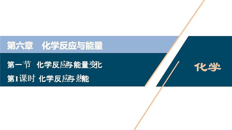 6.1　化学反应与能量变化--（新教材）2021年人教版(2019)化学必修第二册课件01