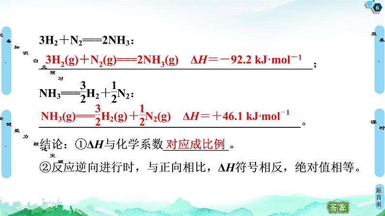 第1章 第1节 第2课时 热化学方程式 反应焓变的计算 课件【新教材】鲁科版（2019）高中化学选择性必修106