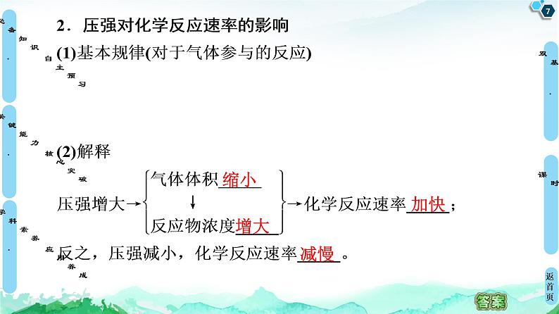 第2章 第3节 第2课时 影响化学反应速率的因素 课件【新教材】鲁科版（2019）高中化学选择性必修1第7页