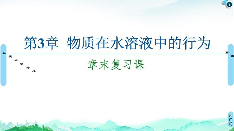 第3章 章末复习课 课件【新教材】鲁科版（2019）高中化学选择性必修101