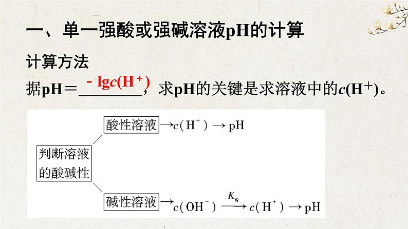 3.2.2 pH相关计算--2021学年高二化学选择性必修1同步教学课件（新教材人教版）第4页