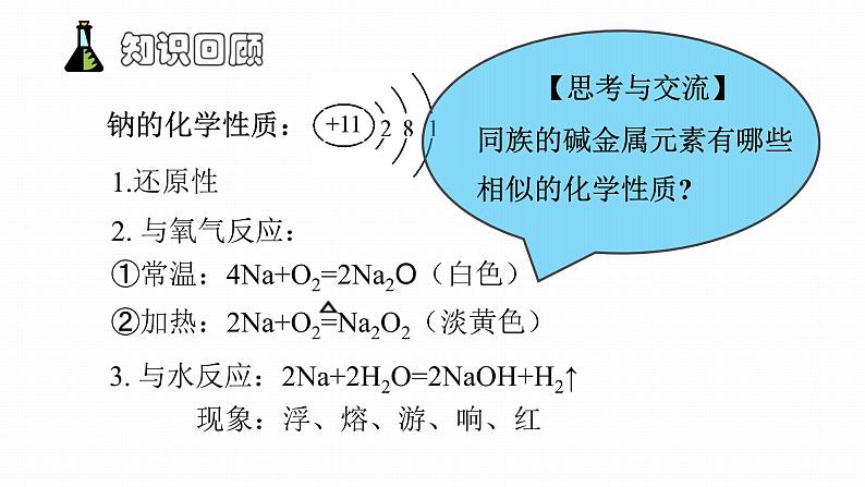 人教版（2019）高中化学必修第一册4.1 碱金属元素 课件05