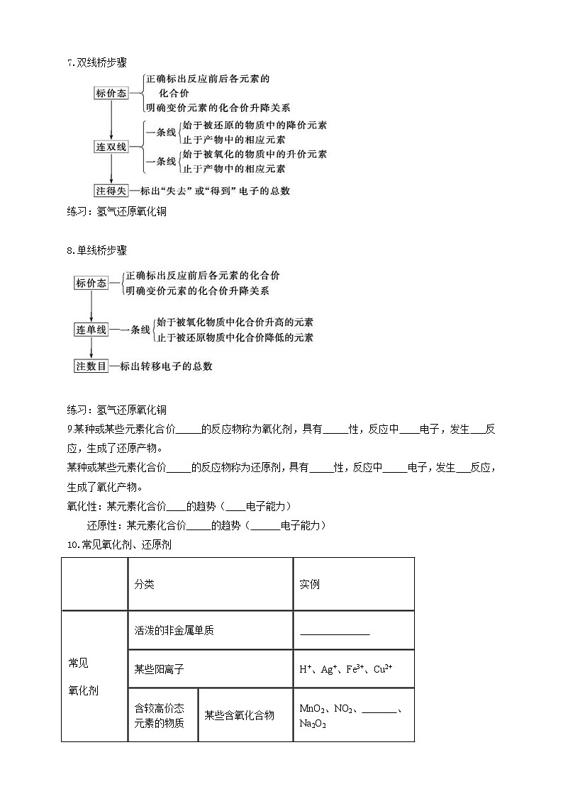 鲁科版(2019)高化学必修第一册2.3.1《认识氧化还原反应  氧化剂和还原剂》学案（2)(含答案)03