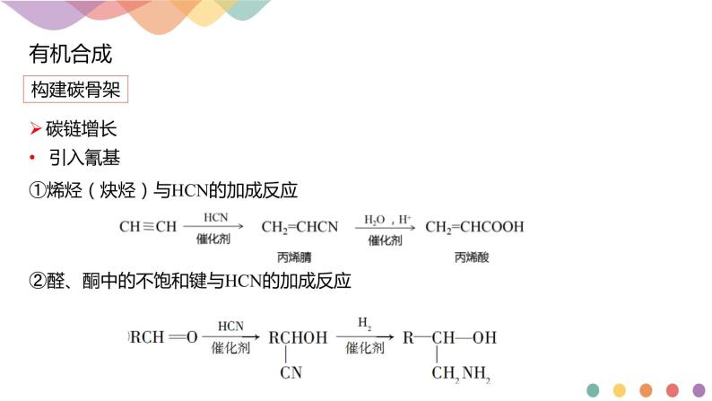 人教版(2019)高化学选择性必修三3.5.1《有机合成的主要任务》(含答案）（共25张） 课件06