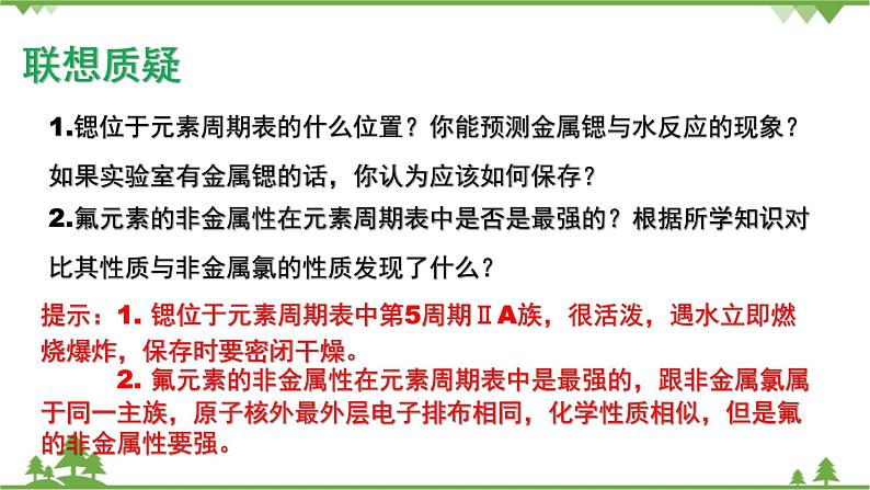 鲁科版高中化学必修第二册1.3.2 研究同主族元素的性质(课件+教案+学案+练习）04