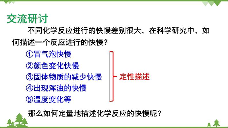 【新教材精创】2.3.1 化学反应的快慢 课件（2）-鲁科版高中化学必修第二册(共23张PPT)第5页