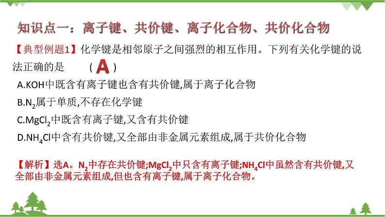 鲁科版高中化学必修第二册第2章 总结与检测课件+试卷有答案03