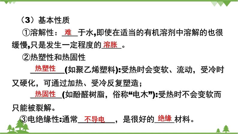 鲁科版高中化学必修第二册3.2.4 有机高分子化合物与有机高分子材料(课件+教案+学案+练习）05