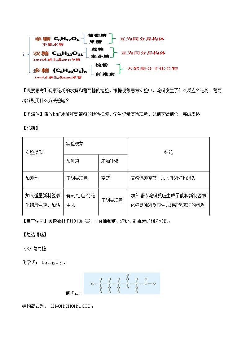 鲁科版高中化学必修第二册3.3.3 糖类、油脂和蛋白质(课件+教案+学案+练习）03