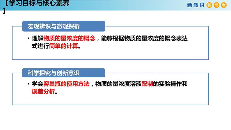 鲁科版高中化学必修第一册1.3.3《物质的量浓度》 课件(2)（含答案）02