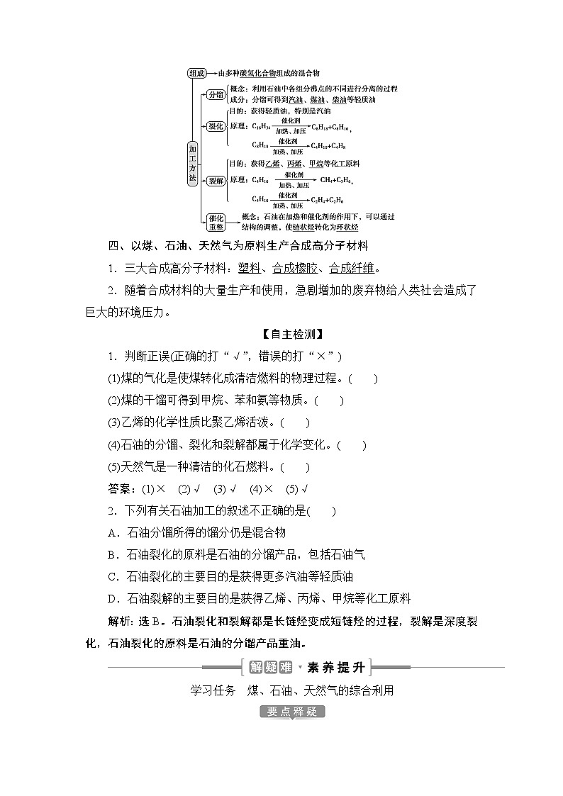 8.1　自然资源的开发利用--【新教材】 人教版（2019）高中化学必修第二册学案+同步练习02