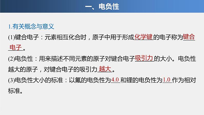 2021人教版 (2019) 高中化学选择性 必修2  第1章 第二节 第3课时 元素周期律(二)课件PPT第4页