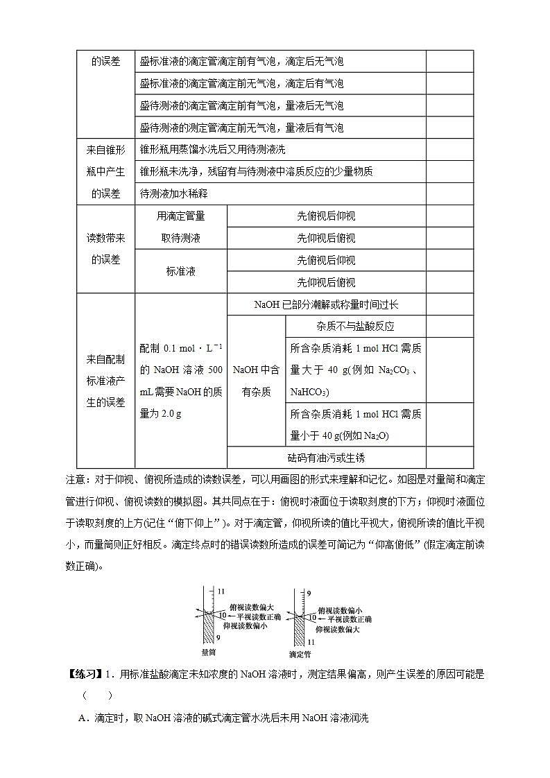 3.2.2  酸碱中和滴定-【新教材】人教版（2019）高中化学选择性必修一课件+学案+练习03