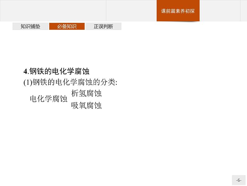 4.3 金属的腐蚀与防护-【新教材】人教版（2019）高中化学选择性必修一课件+课后习题06