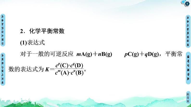 第2章 第2节 第1课时　化学平衡状态　化学平衡常数 课件 【新教材】人教版（2019）高中化学选择性必修1(共55张PPT)第7页