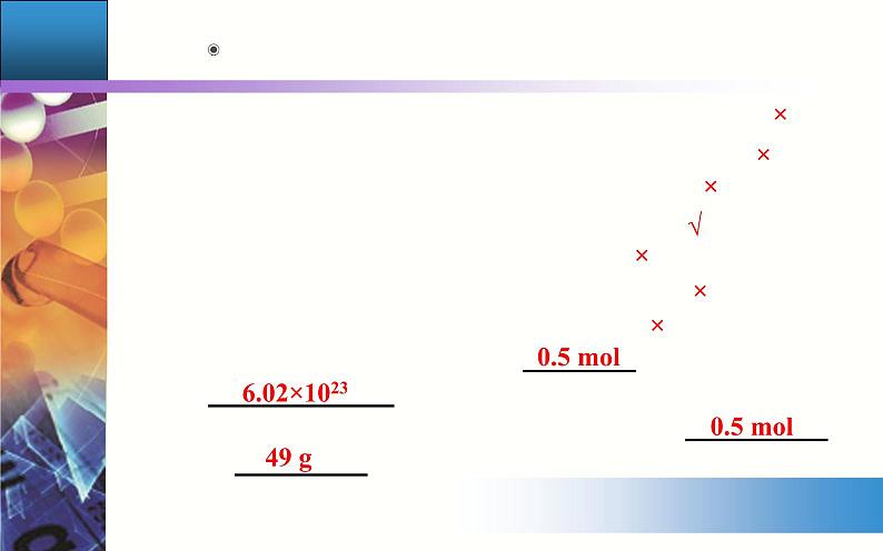 2.3 课时1 物质的量的单位——摩尔 课件【新教材】人教版（2019）高中化学必修第一册第8页