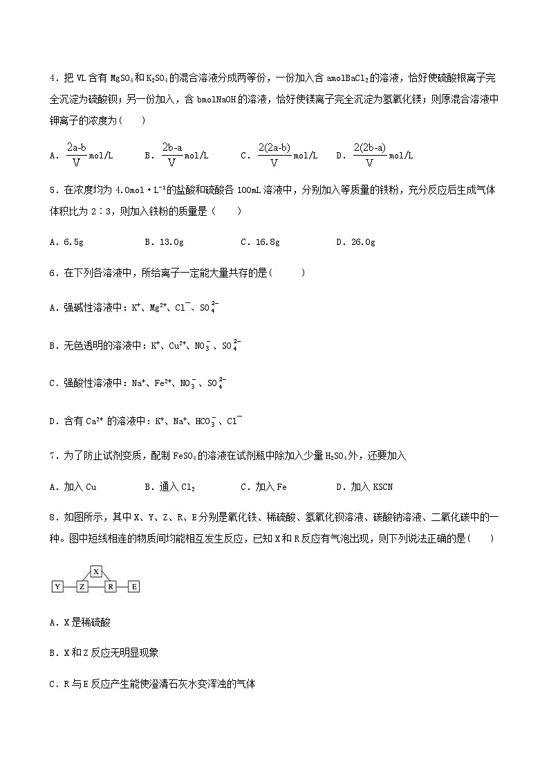 第三章铁金属材料 章节训练（培优训练卷）【新教材】人教版（2019）高中化学必修第一册第2页