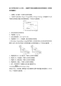 高三化学每天练习20分钟——新情景下的综合图像及适宜条件的优化（有答案和详细解析）