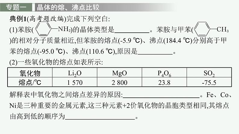 人教版 (2019)高中 化学 选择性 必修2 第三章 晶体结构与性质 章末整合课件PPT第8页