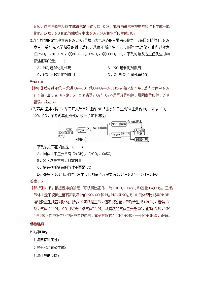 第16讲  氮及其化合物（讲义）（解析版） 练习题03