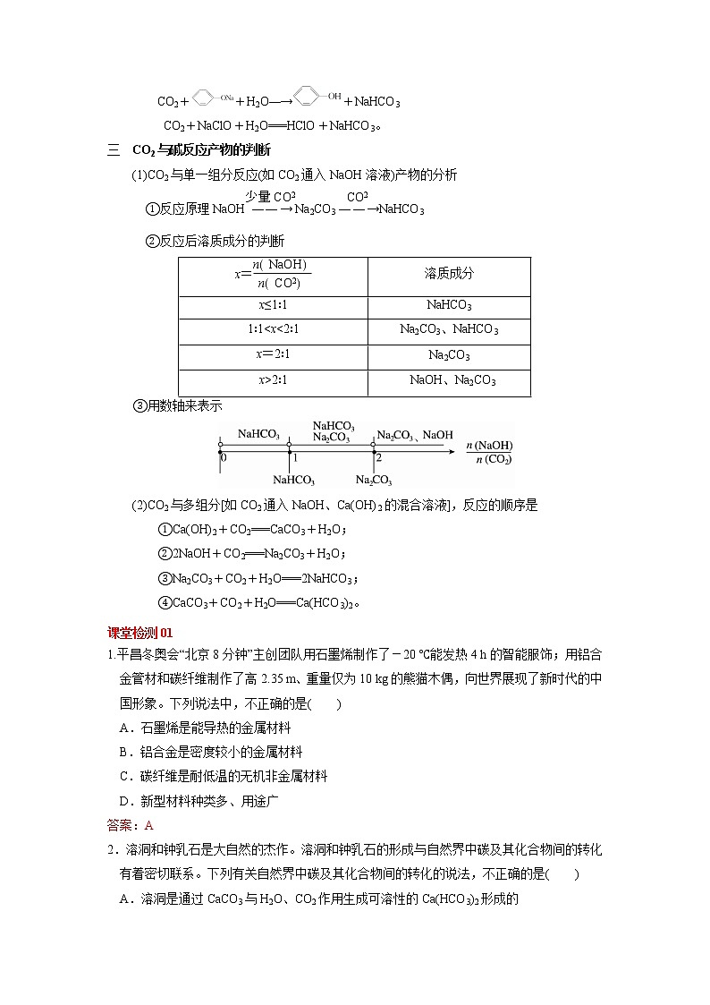 第13讲  碳、硅及其化合物（讲义）（解析版） 练习题03