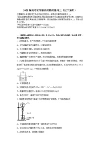 2021届辽宁省省高考高三临考全真模拟 化学（三 ）（解析版）练习题