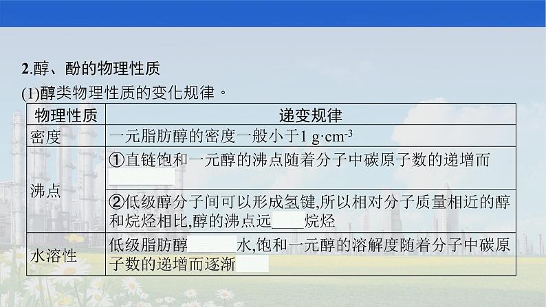 2022届高中化学一轮复习 人教版选修5　第3节　烃的含氧衍生物 课件07