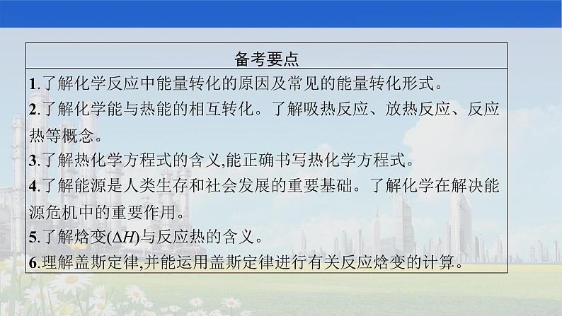 人教版2022届高中化学一轮复习 第六单元　第1节　化学反应与能量变化 课件02