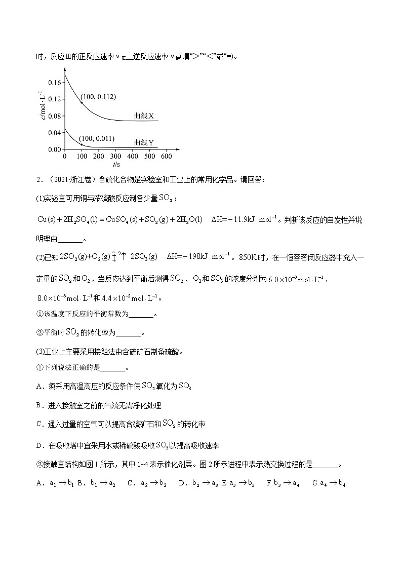 专题12 化学反应原理综合-五年（2017-2021）高考化学真题分项汇编（全国通用）（原卷版）第2页