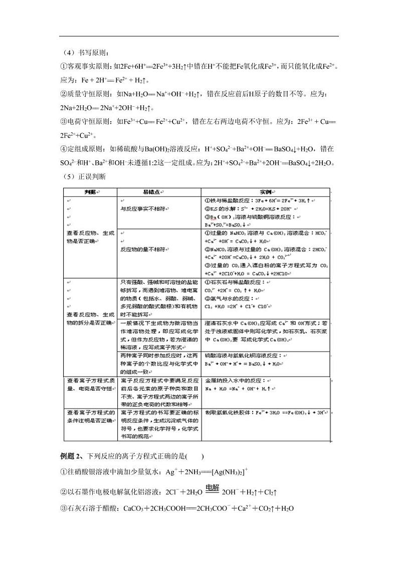 2020_2021年高考化学一轮复习讲解离子反应第3页