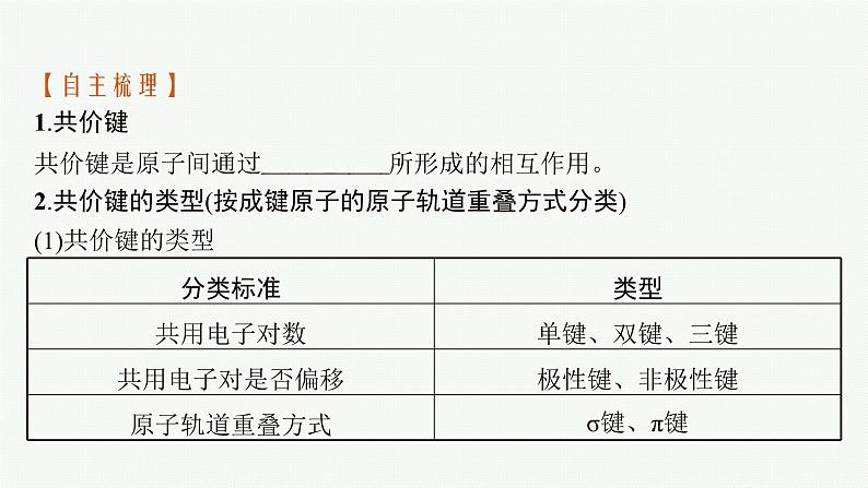 人教版 (2019)高中 化学 选择性 必修2 第二章 分子结构与性质  第一节　第一课时　共价键课件PPT06