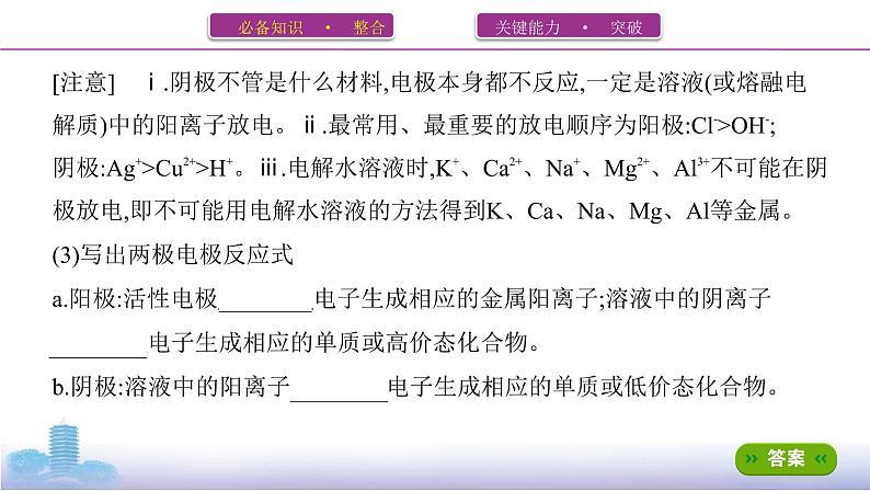 2022高考化学专题复习 专题六  化学反应与能量  第3讲　电解池　金属的电化学腐蚀与防护课件PPT第6页