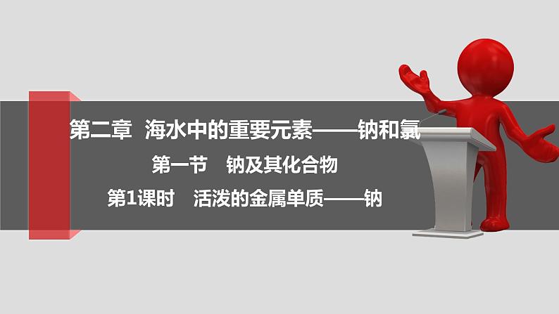 2.1.1活泼的金属单质-钠 课件 2021-2022学年高一化学人教版（2019）必修第一册第1页