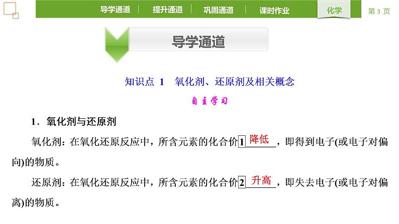 1.3.2 氧化剂还原剂 课件 2021-2022学年高一化学人教版（2019）必修第一册第3页