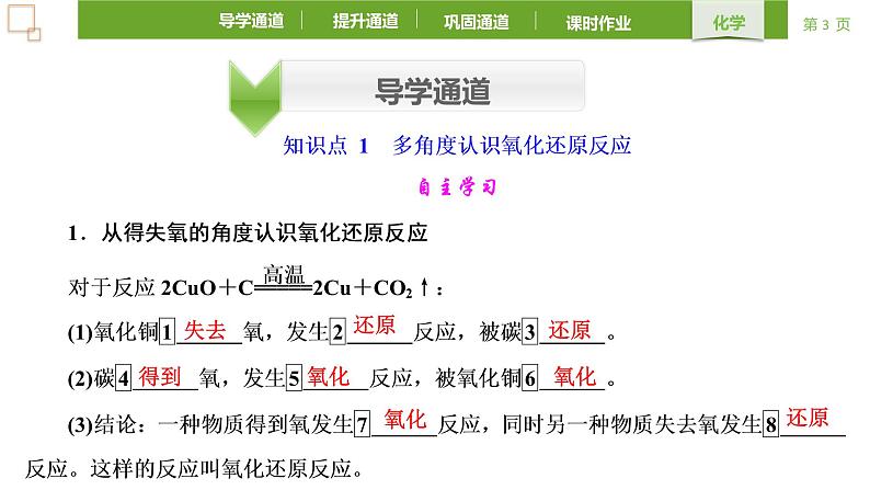 1.3.1 氧化还原反应 课件 2021-2022学年高一化学人教版（2019）必修第一册03