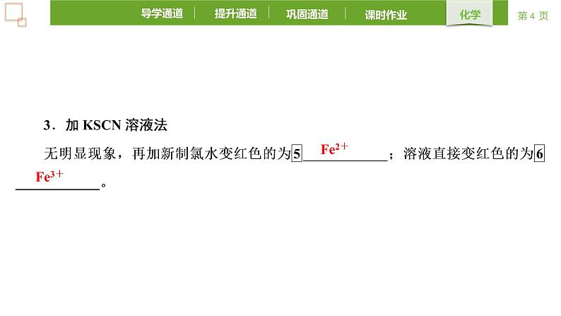 3.1.2 铁的氢氧化物 铁盐和亚铁盐-2021-2022学年新教材高中化学必修第一册课件PPT04