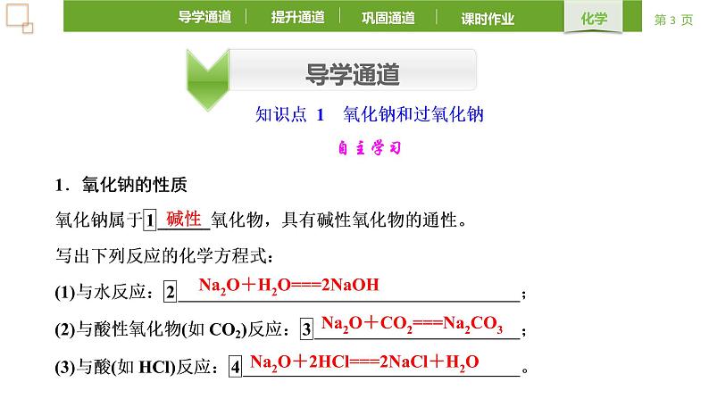 2.1.2 钠的几种化合物 课件 -2021-2022学年人教版（2019）高中化学必修第一册03