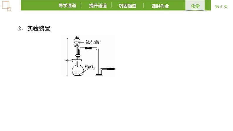 2.2.2 氯气的实验室制法 氯离子的检验 课件 2021-2022学年新教材高中化学必修第一册04