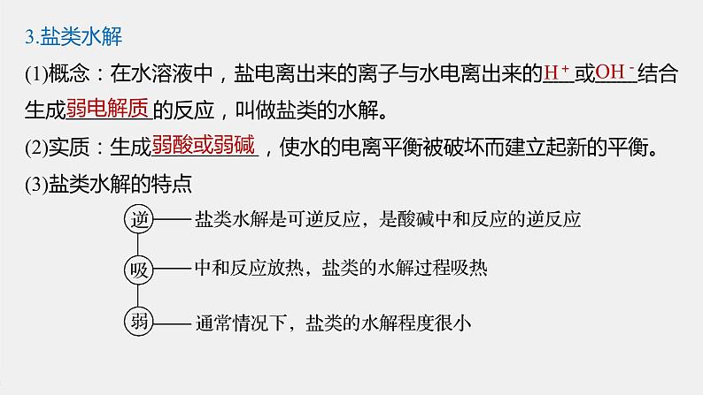 2021届高中化学新教材同步选择性必修第一册 第3章 第三节 第1课时 盐类的水解课件PPT第8页