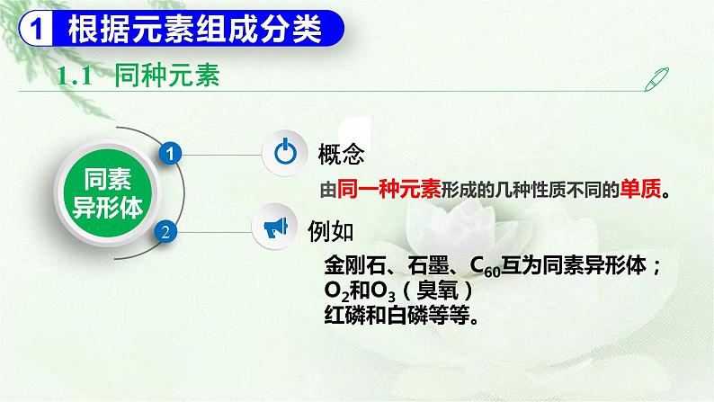 【新教材】2021-2022学年人教版（2019）高一化学必修一1.1物质的分类（第一课时）  课件08
