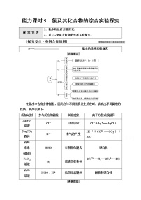 人教版 (2019)必修 第一册第二节 氯及其化合物学案及答案