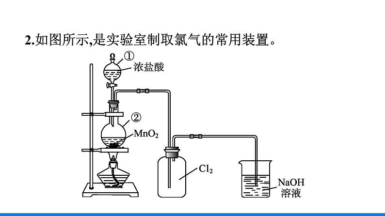 第二章 第二节 第2课时　氯气的实验室制法　氯离子的检验 人教版（2019）高中化学必修第一册课件第7页