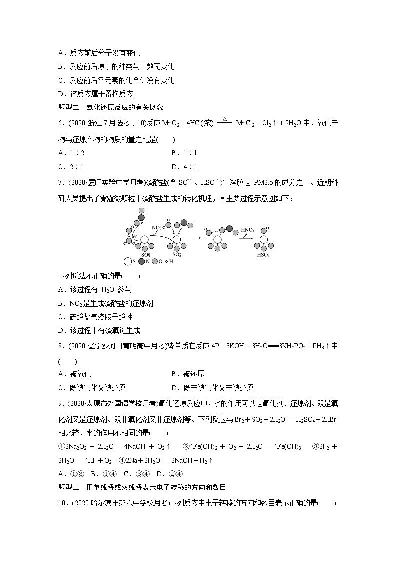2022届高考化学一轮复习 微题型15 氧化还原反应基本概念（解析版）02